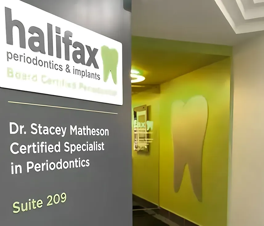 Hallway at Halifax Periodontics & Implants